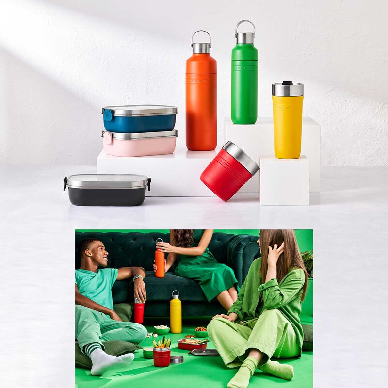 Le Creuset OTG Food Flask 500ml - Deep Teal image number 3